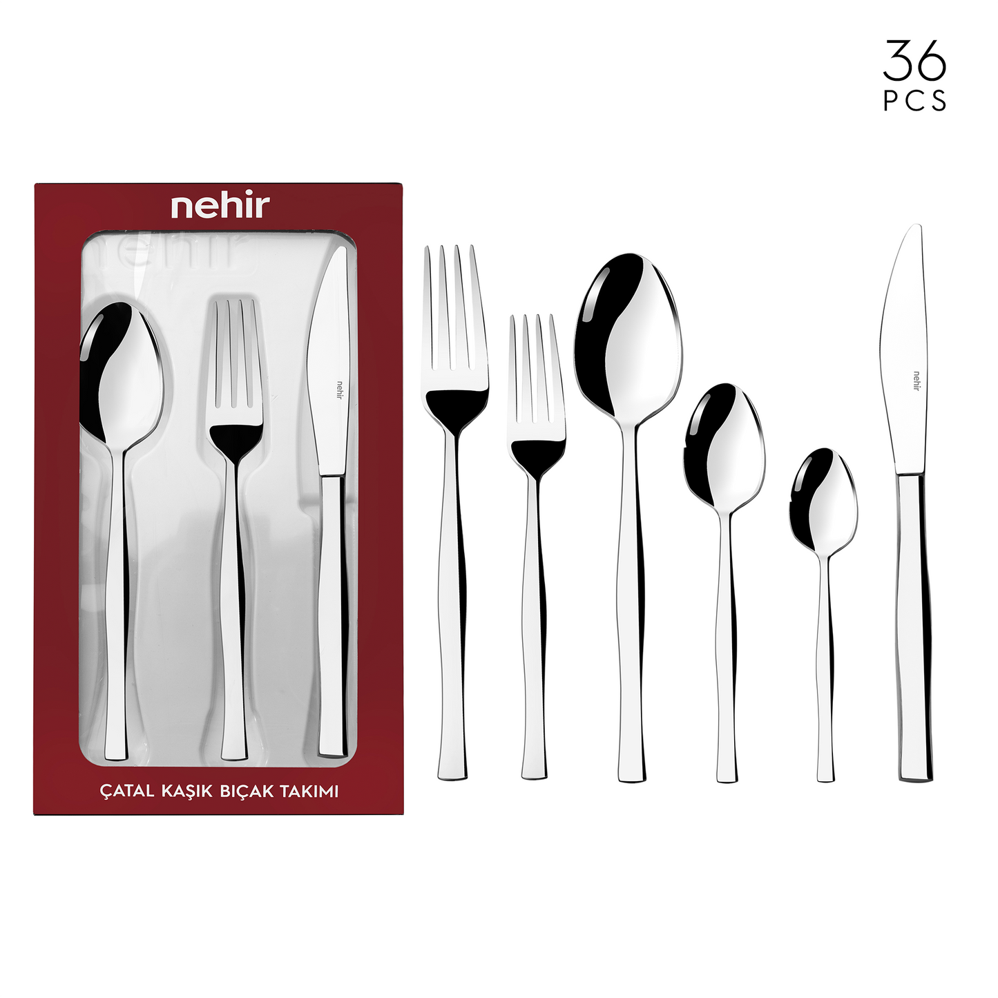 Zarif 36 Piece Cutlery Set