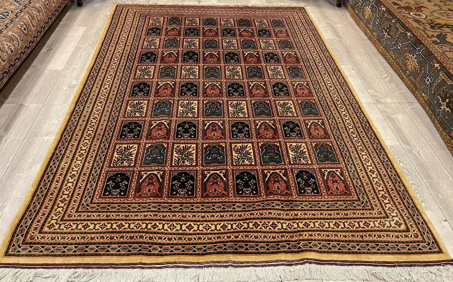 Afghani I Bakhtiari 7x10 Area Rug