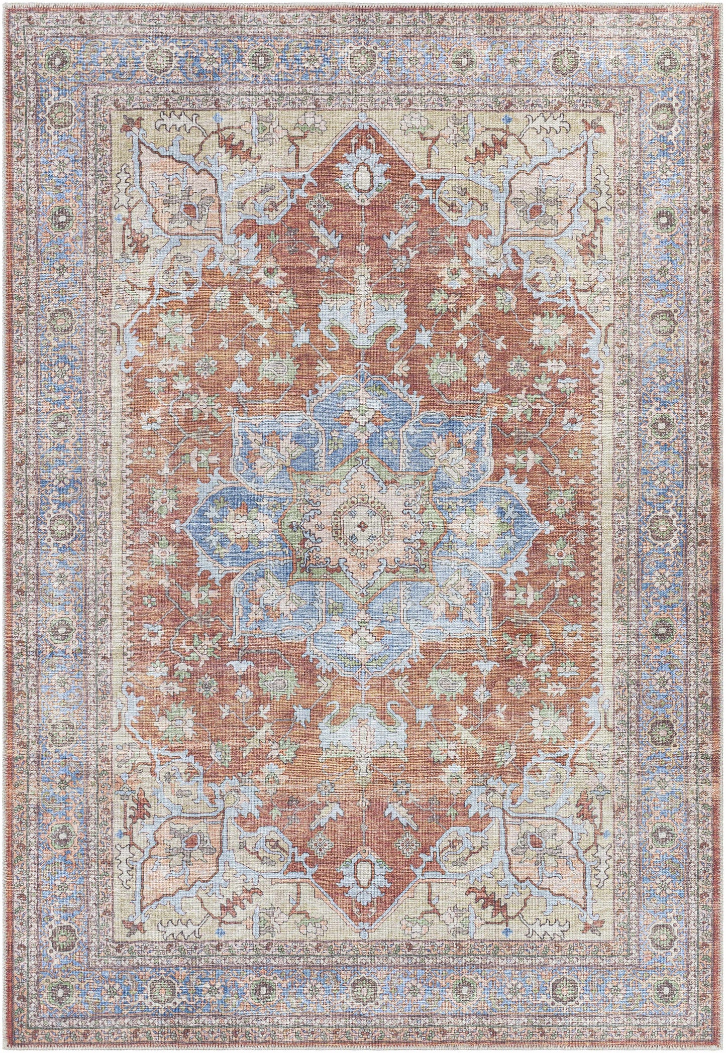 Brown Bagamanoc Medallion Area Rug - Clearance