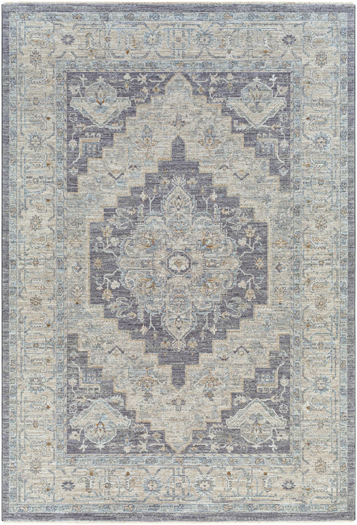 Sema Blue Medallion Rug - Clearance