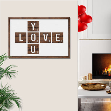 Valentine Love You Sign
