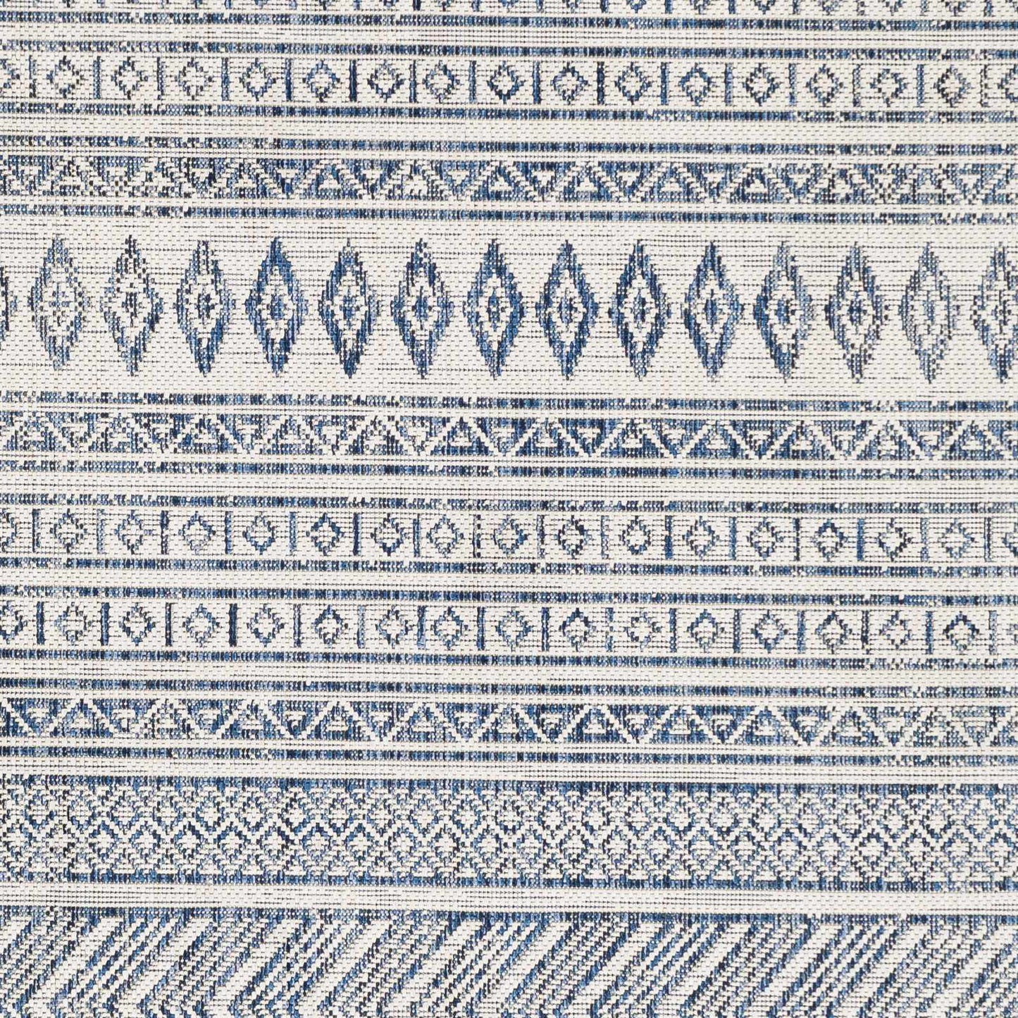 Madras Light Blue Green All Over Performance Area Rug