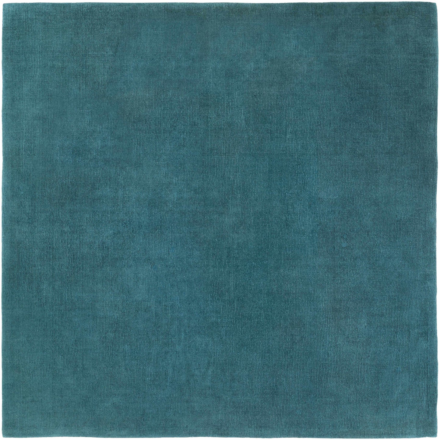 Brockton Solid Teal Wool Rug