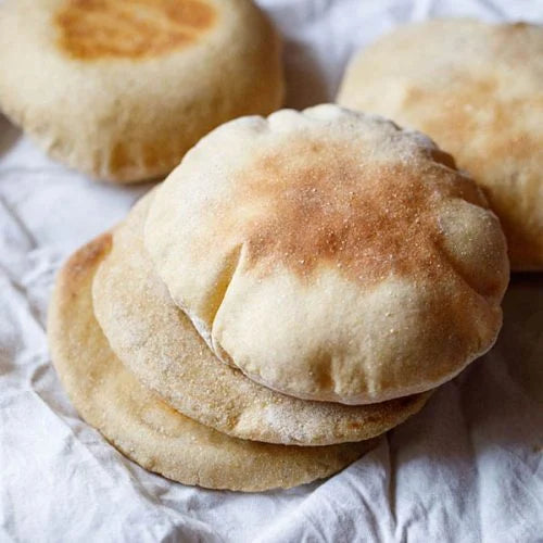 Albasha Fresh Baked Pita Bread - 10 Pieces of Soft, Chewy,