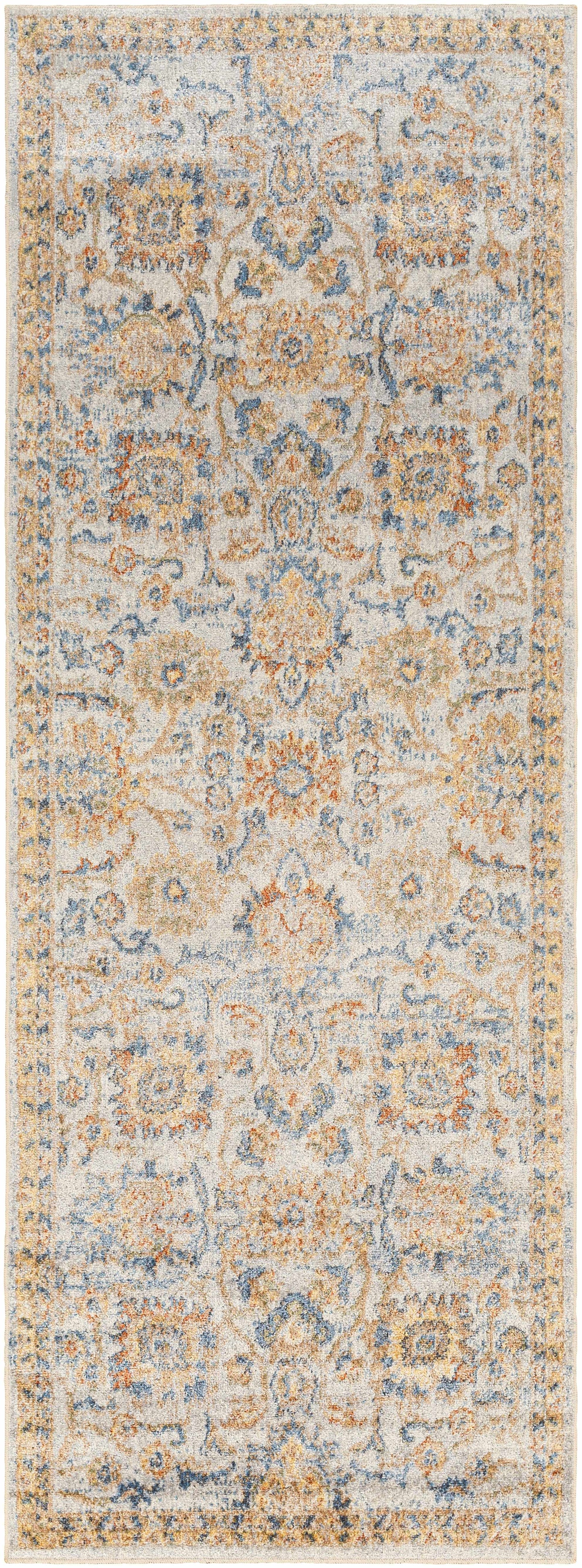 Dion Washable Floral Rug