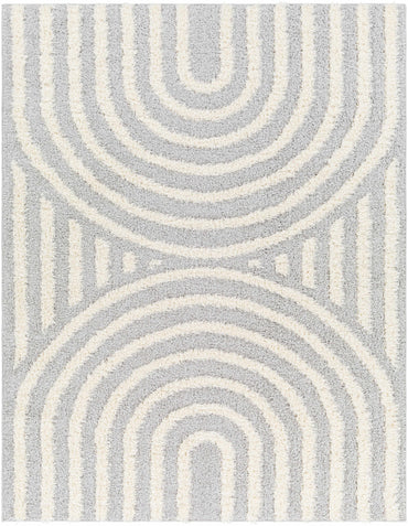 Arnel Gray & Beige Area Rug