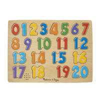 Melissa & Doug Numbers Sound Puzzle - 21 Pieces