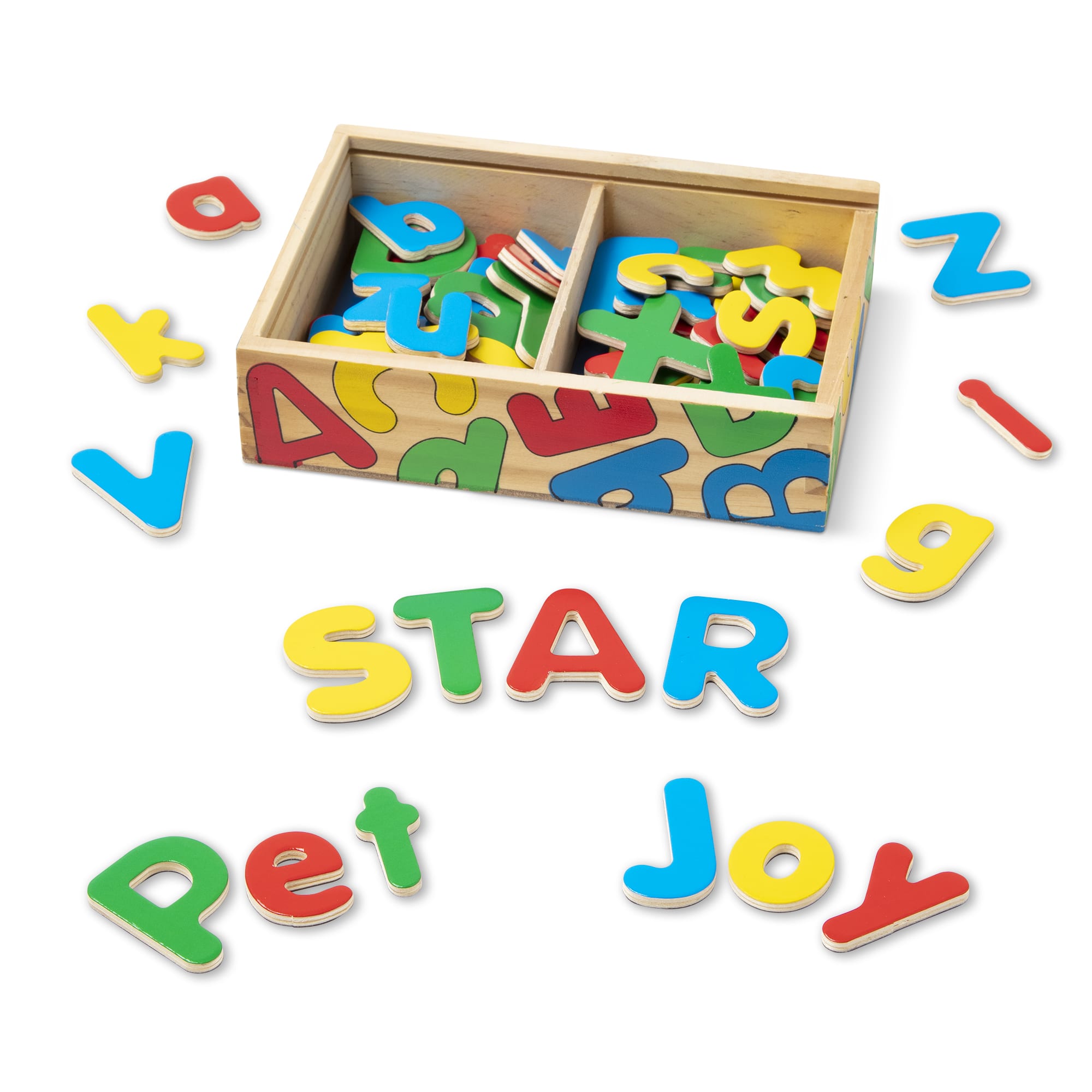 Wooden Letter Alphabet Magnets