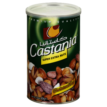 Castania Super Extra Nut Snack Mix – 16 Oz, Assorted Pistachios, Almonds, Cashews & Peanuts