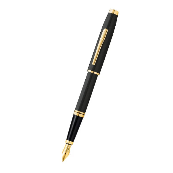 Coventry Classic Black Lacquer with Gold Tone Appointments Ballpoint Pen
