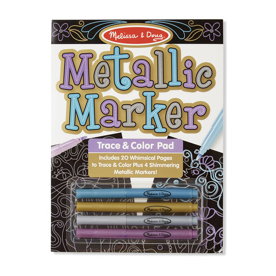 Metallic Marker Trace & Color Pad