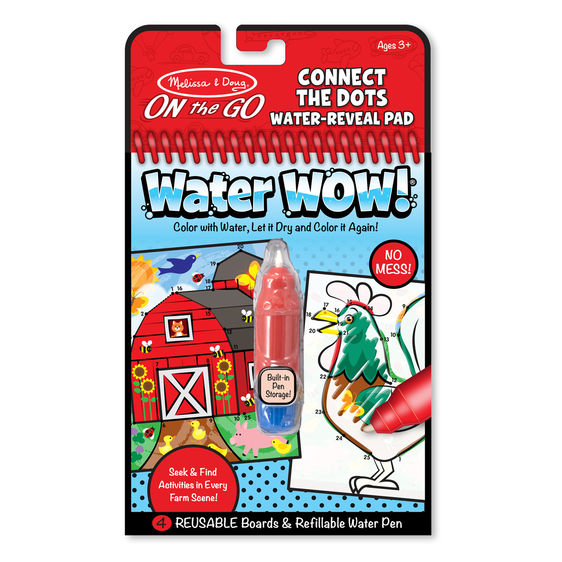Water WOW! Connect the Dots Farm - ON the GO Travel Activity