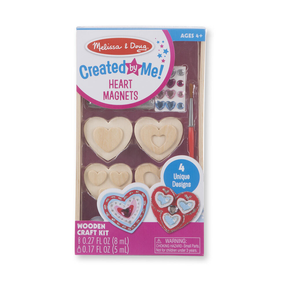 Created by Me! Heart Magnets Wooden Craft Kit