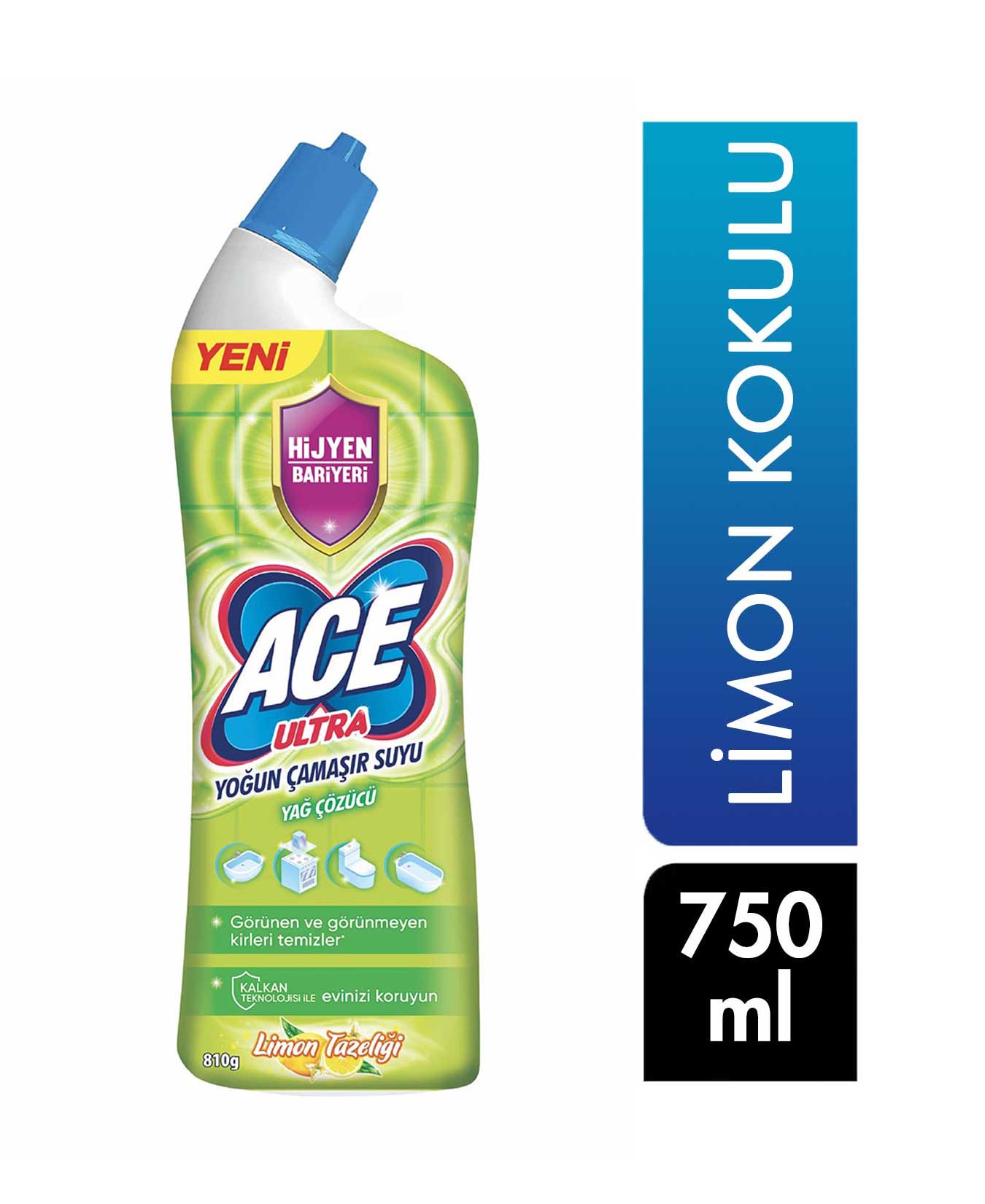Ace Ultra Power Gel Lemon 750Ml