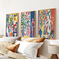 Modern Colorful Floral Matisse Wall Art Set