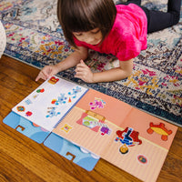 Melissa & Doug Blue's Clues & You! Restickable Stickers Pad - Places Blue Loves