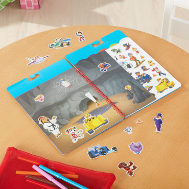 PAW Patrol Restickable Stickers Flip-Flap Pad - Classic Missions