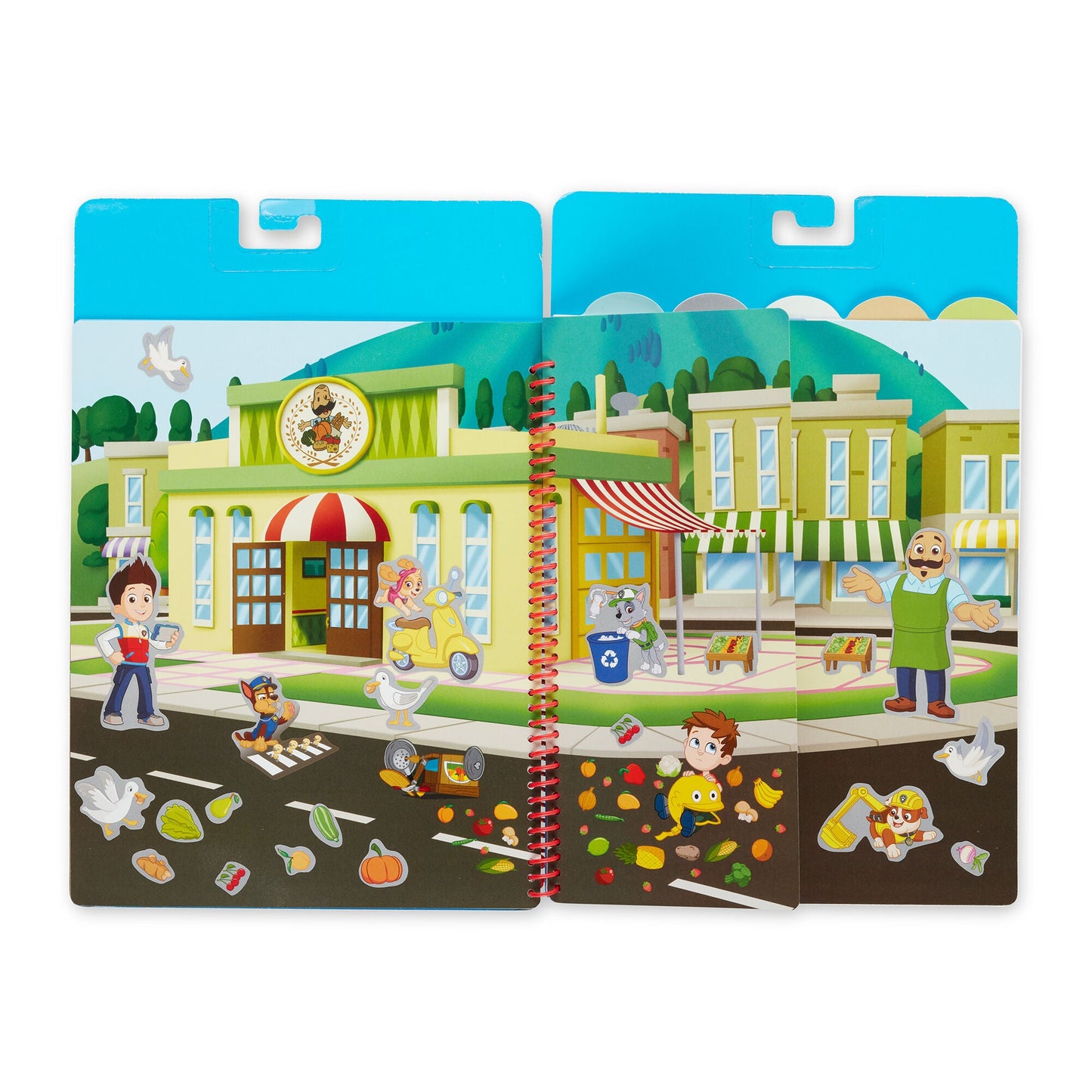 PAW Patrol Restickable Stickers Flip-Flap Pad - Adventure Bay