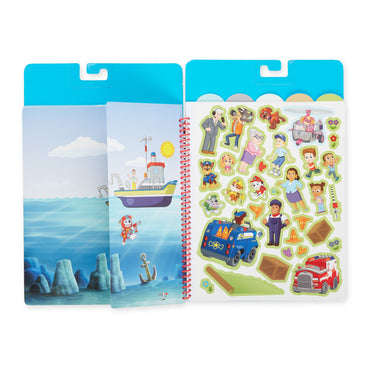 PAW Patrol Restickable Stickers Flip-Flap Pad - Adventure Bay