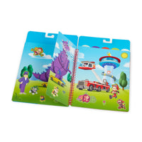 Melissa & Doug PAW Patrol Restickable Stickers Flip-Flap Pad - Ultimate Rescue