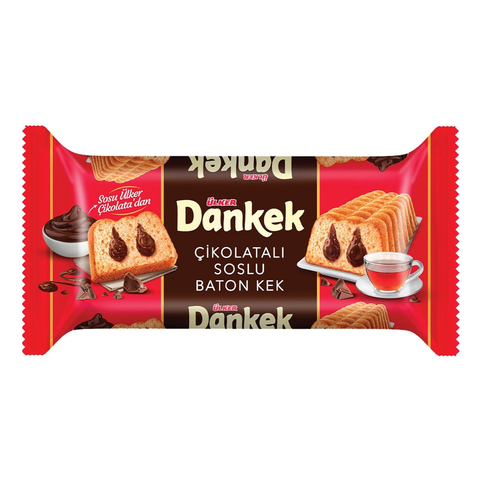 Ülker Dankek Çikolatalı Soslu Baton Kek 220G