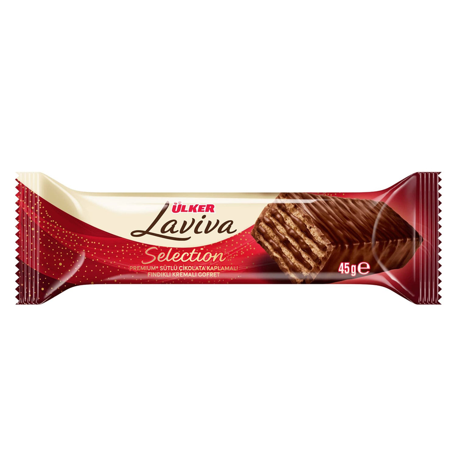 Ulker Laviva Selection Milk Chocolate Wafer Bar 45G
