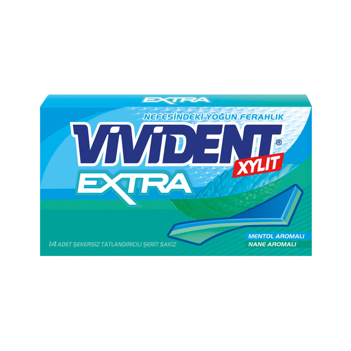 Vivident Extra Mint Gum 26G