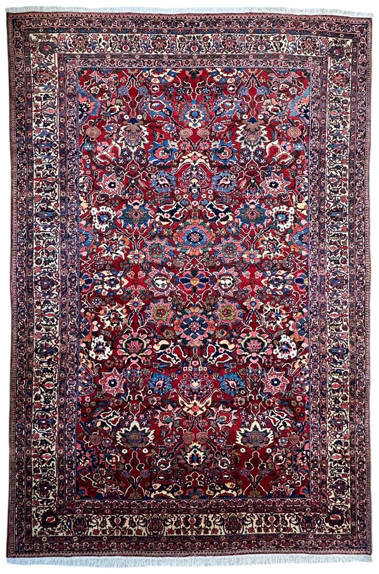 Antique Persian Bakhtiari Rug – Timeless Masterpiece 8'6" x 13'2"