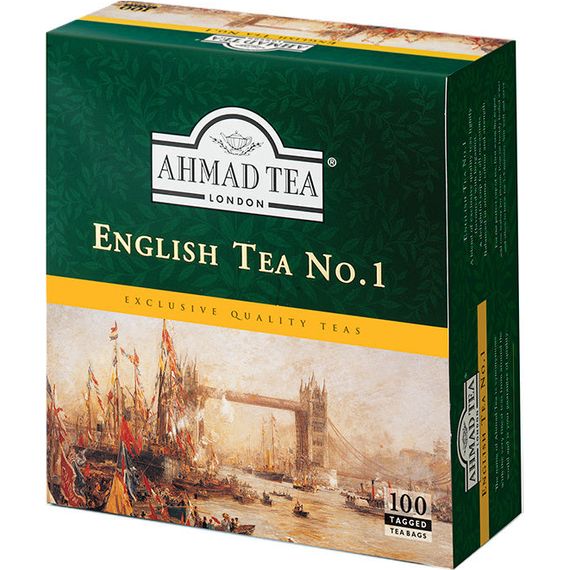 English No.1 Siyah Çay | 100'lü Çay Poşeti | Ahmad Tea