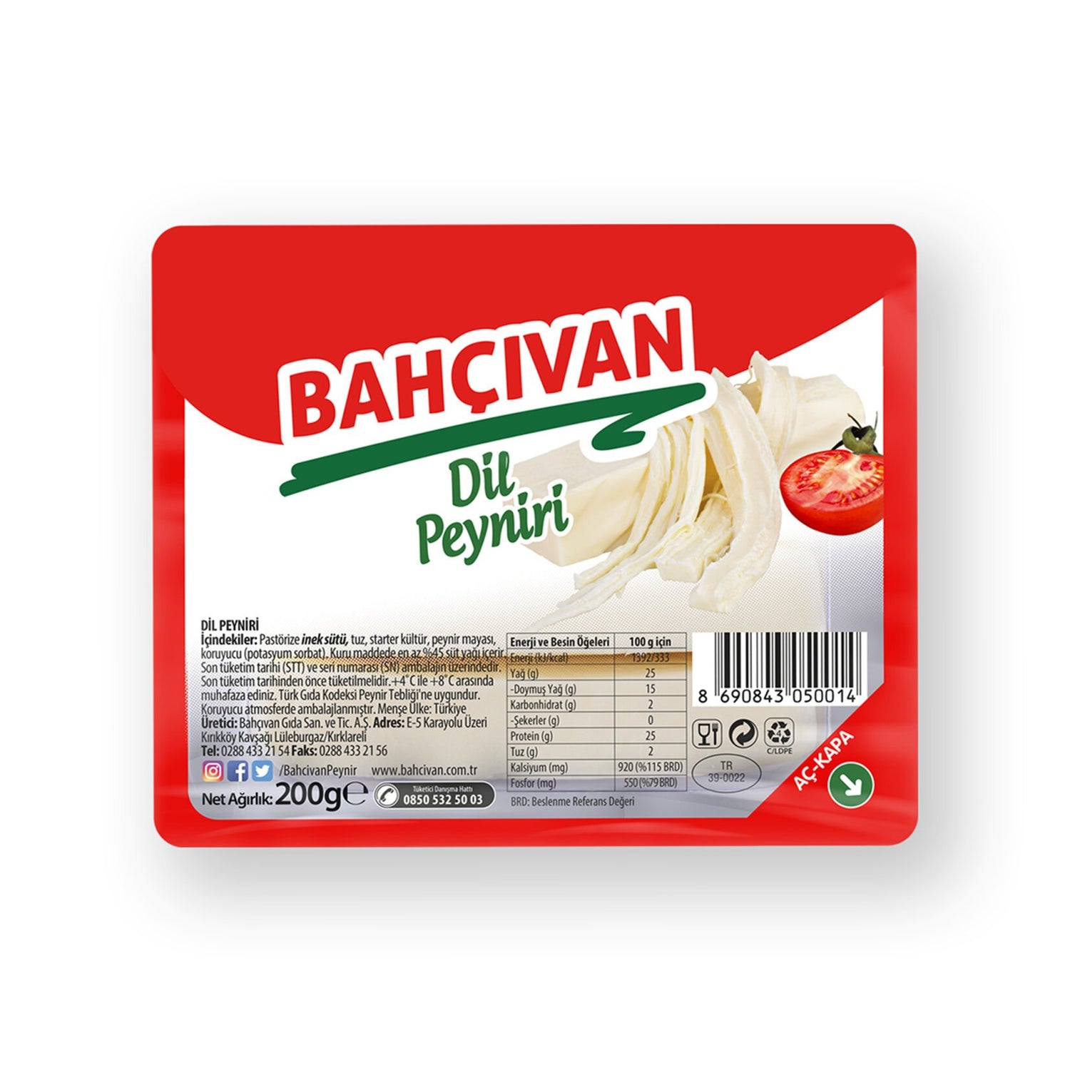 Bahcivan String Cheese 200G