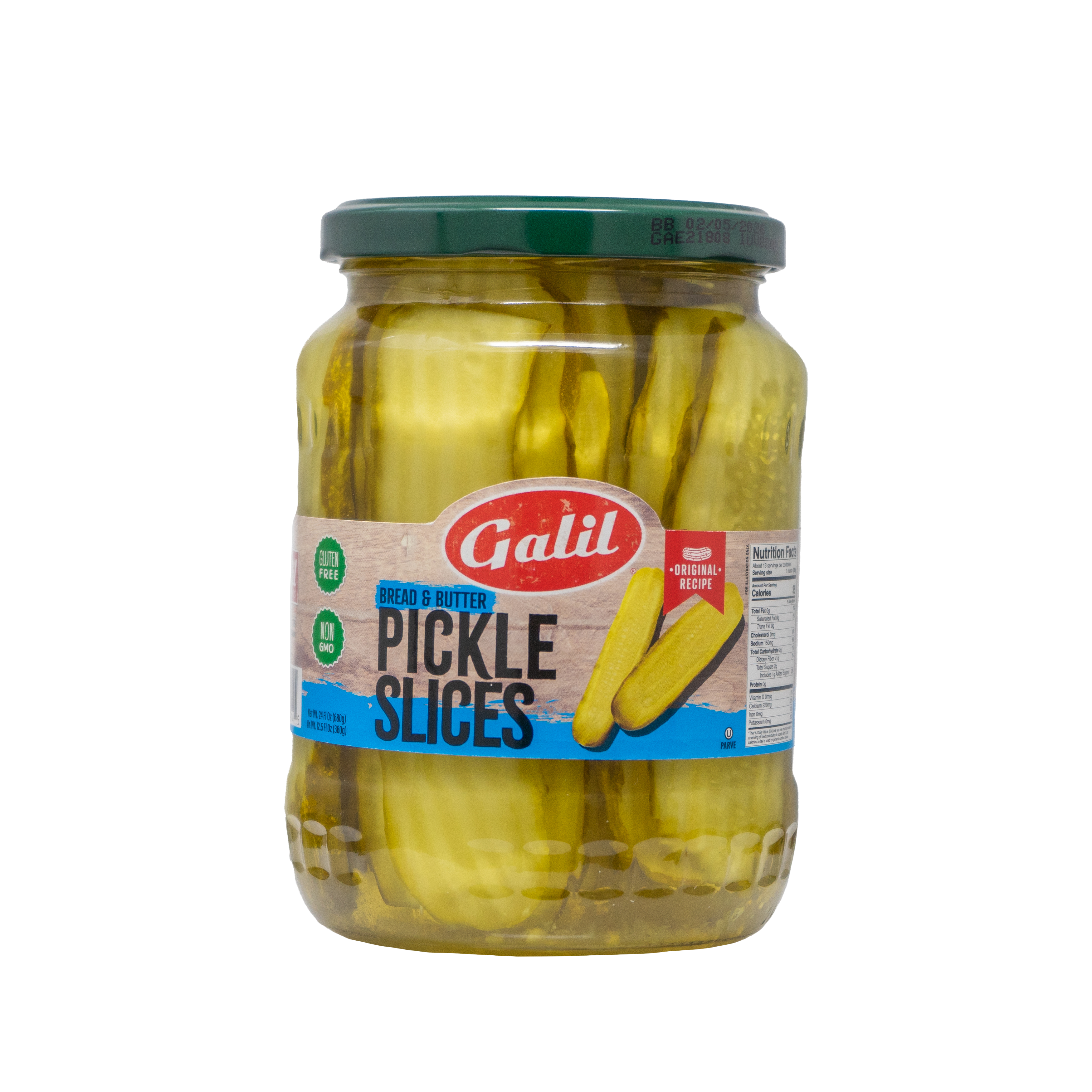 Pickle Sandwich Slices | 24 oz | Galil