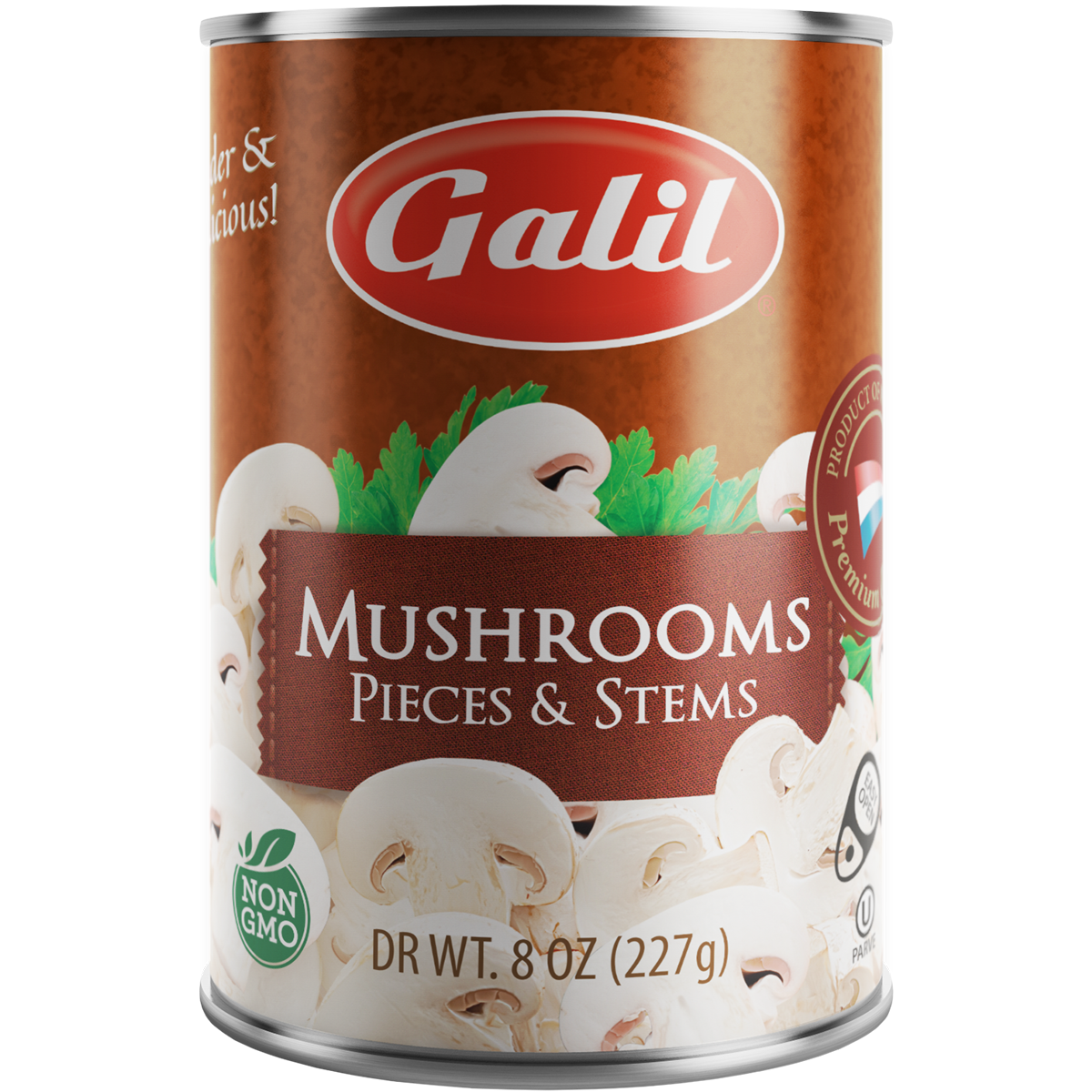 Mushrooms | Pieces & Stems | 8 oz | Galil