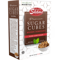 Brown/Demerara Sugar Cubes | Box | 17.6 oz | Shams