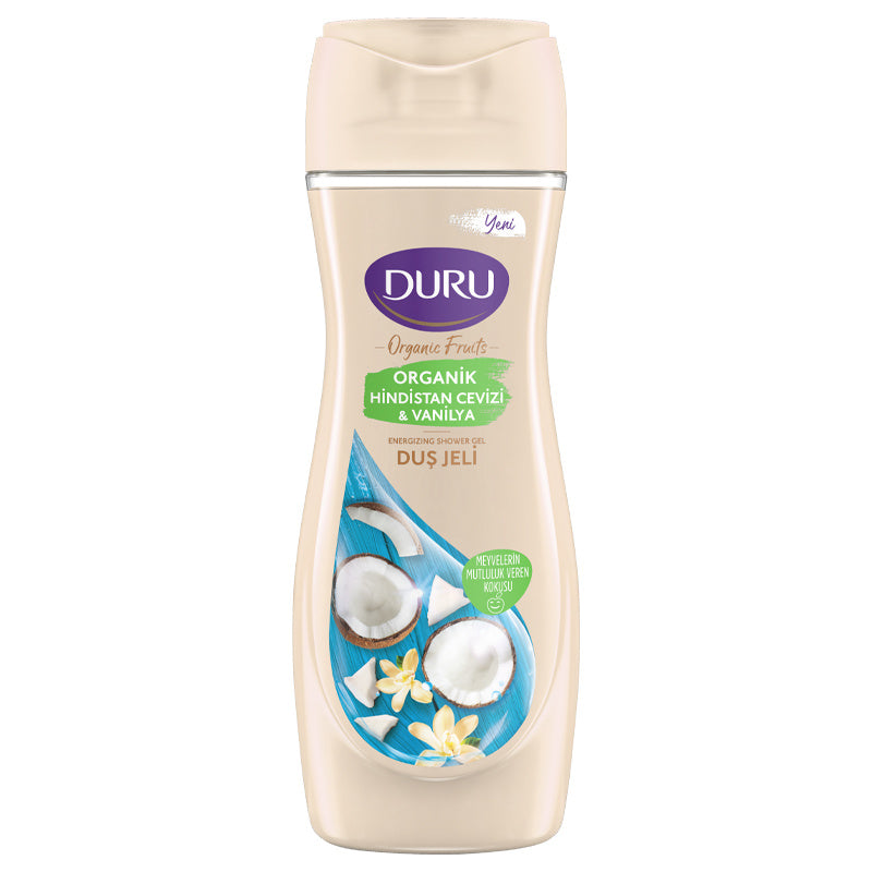 Duru Organic Fruits Coconut & Vanilla Shower Gel 450Ml