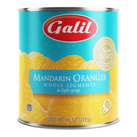 Mandarin Oranges | Wholes in Light Syrup | 11 oz | Galil