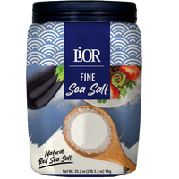 Fine Sea Salt | Chefs Jar | 35.2 oz (2.2 lbs) | LiOR