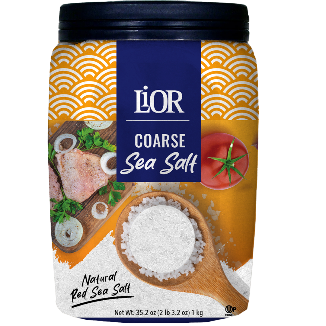 Coarse Sea Salt | Chefs Jar | 35.2 oz (2.2 lbs) | LiOR