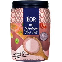 Fine Himalayan Pink Salt | Chefs Jar | 35.2 oz (2.2 lbs) | LiOR