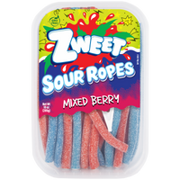 Sour Mixed Berry Ropes | Zweet | 10 oz