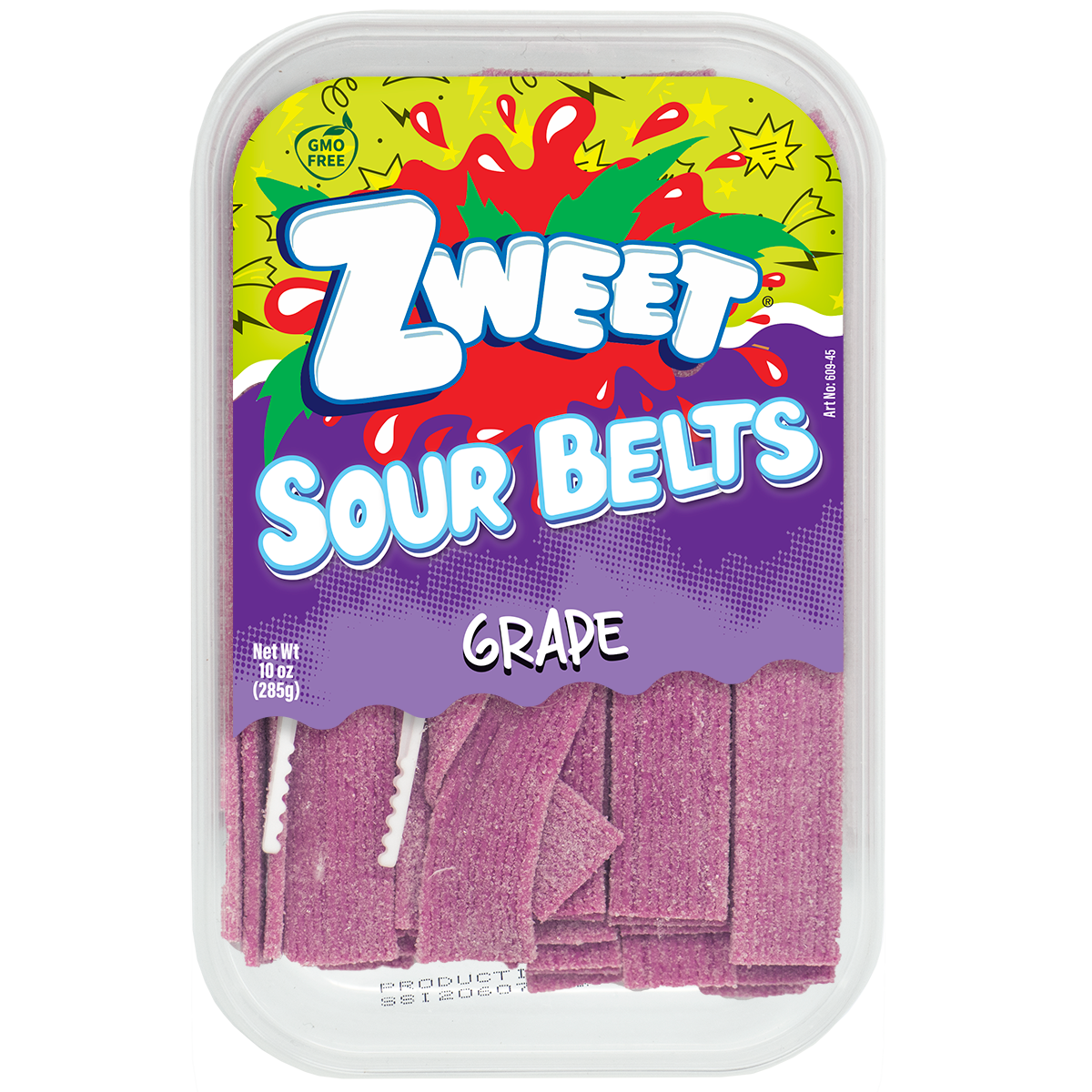 Sour Grape Belts | Zweet | 10 oz