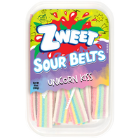 Unicorn Kiss Sour Belts | Zweet | 10 oz