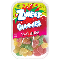 Sour Gummy Hearts | Zweet | 10 oz