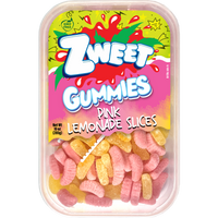 Gummy Pink Lemonade Slices | Zweet | 10 oz
