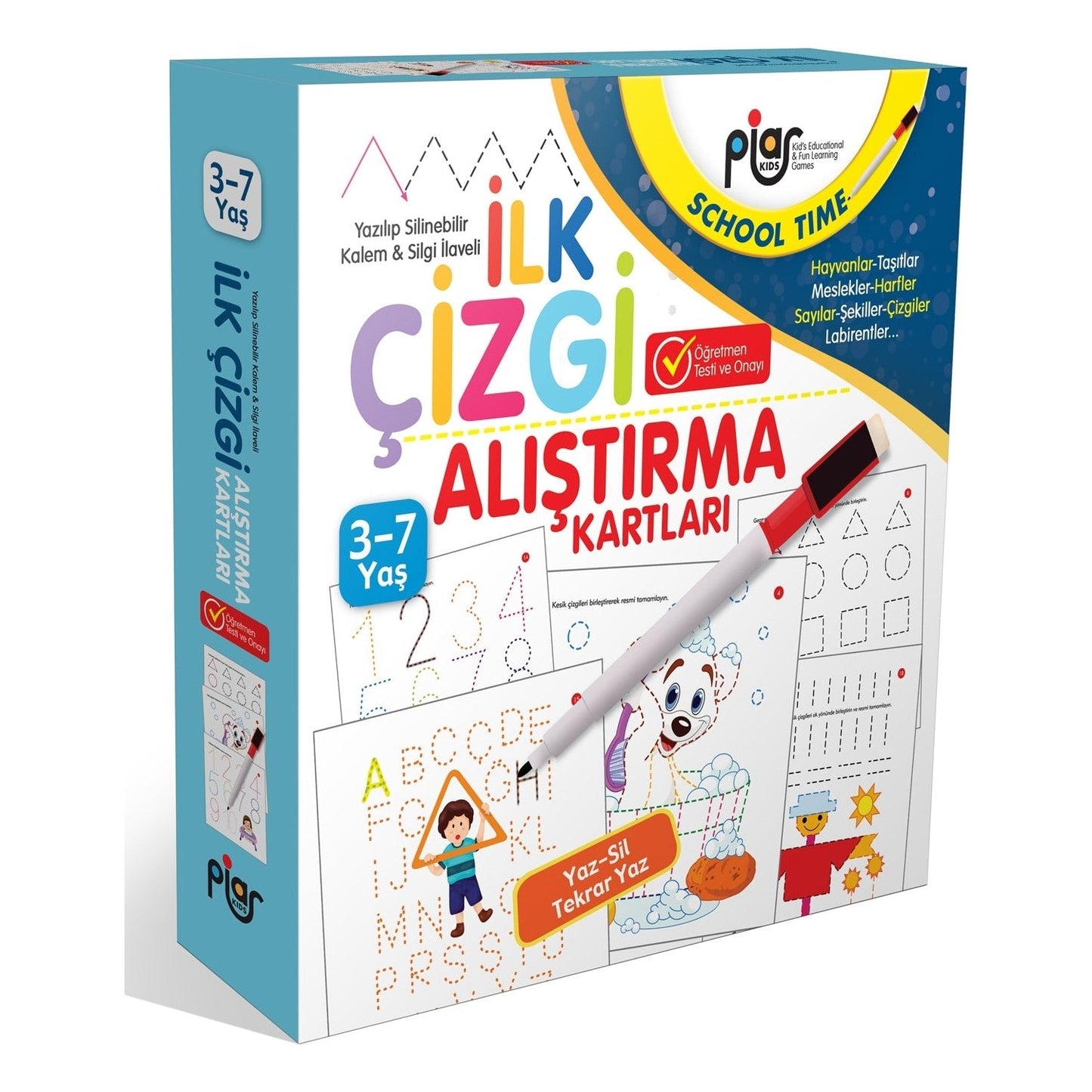 ILK CIZGI Alistirma Kartlari