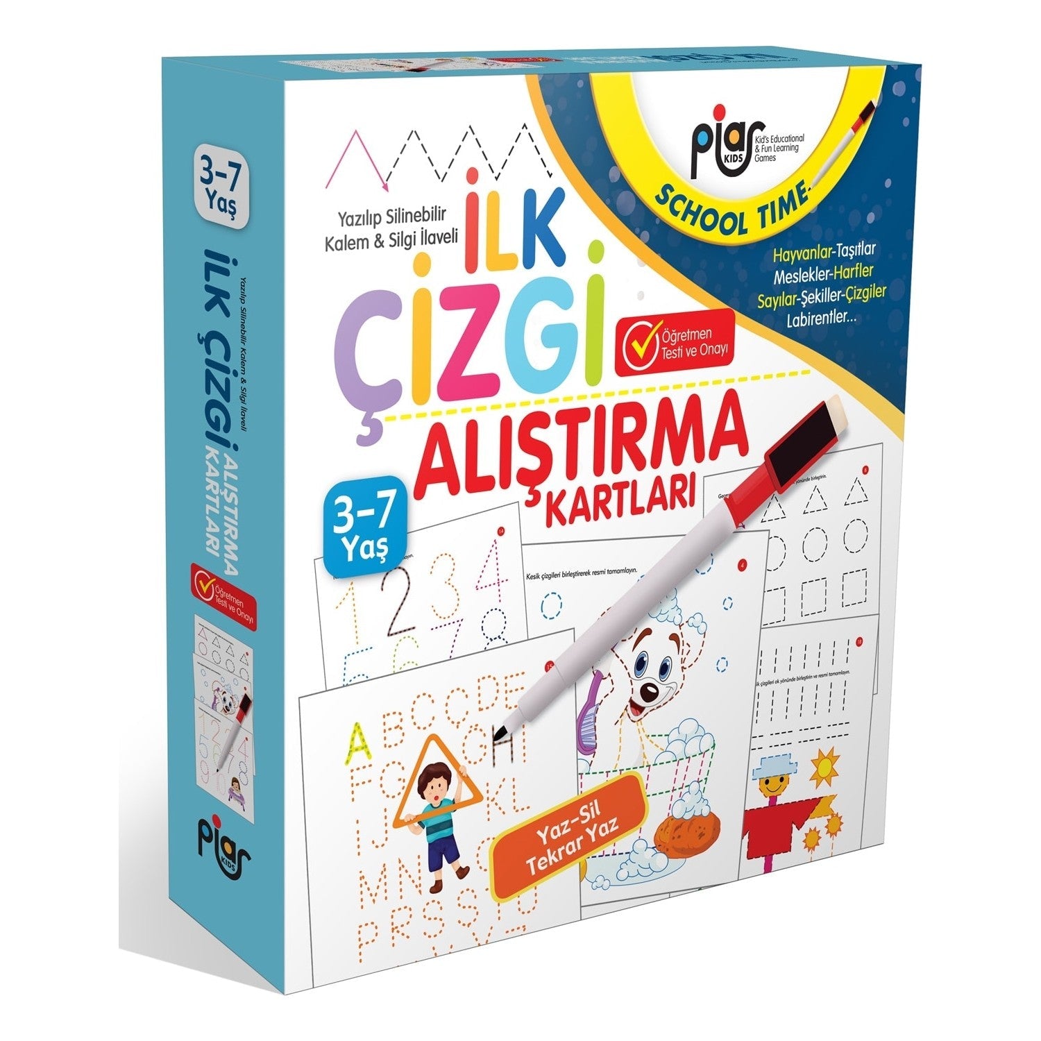 ILK CIZGI Alistirma Kartlari