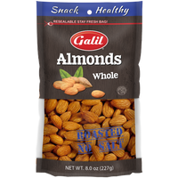 Almonds | Roasted/Unsalted | 8 oz | Galil
