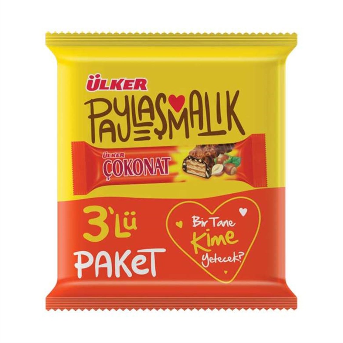 Ulker Cokonat Wafer Bar 3Pk/99G