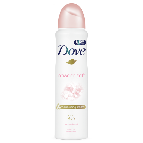 Dove Body Spray Powder Soft 150Ml