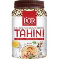 Pure Stone Ground Sesame Butter | Tahini | Non-GMO | 16 oz | LiOR