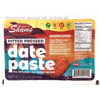 Date Paste | Ready to Use Baking Dates | 14.1 oz | Shams